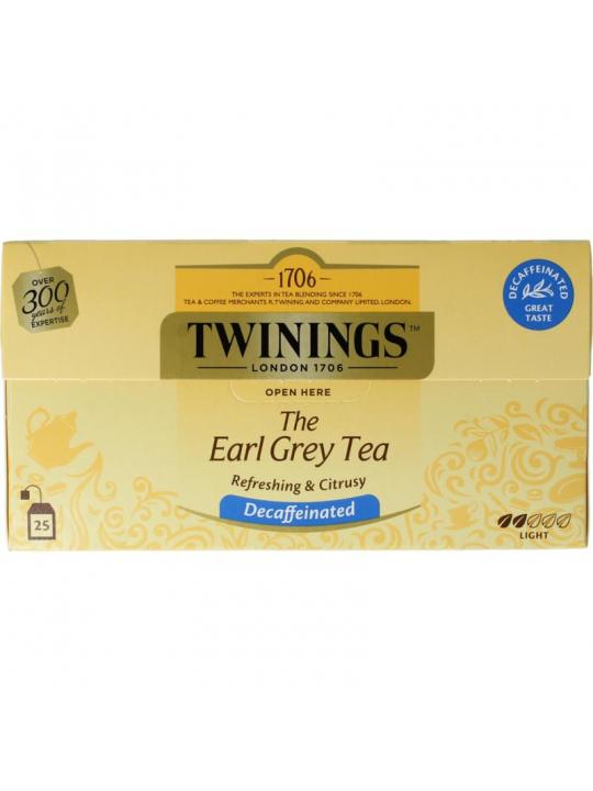 Twinings Earl grey decaf envelop zwart