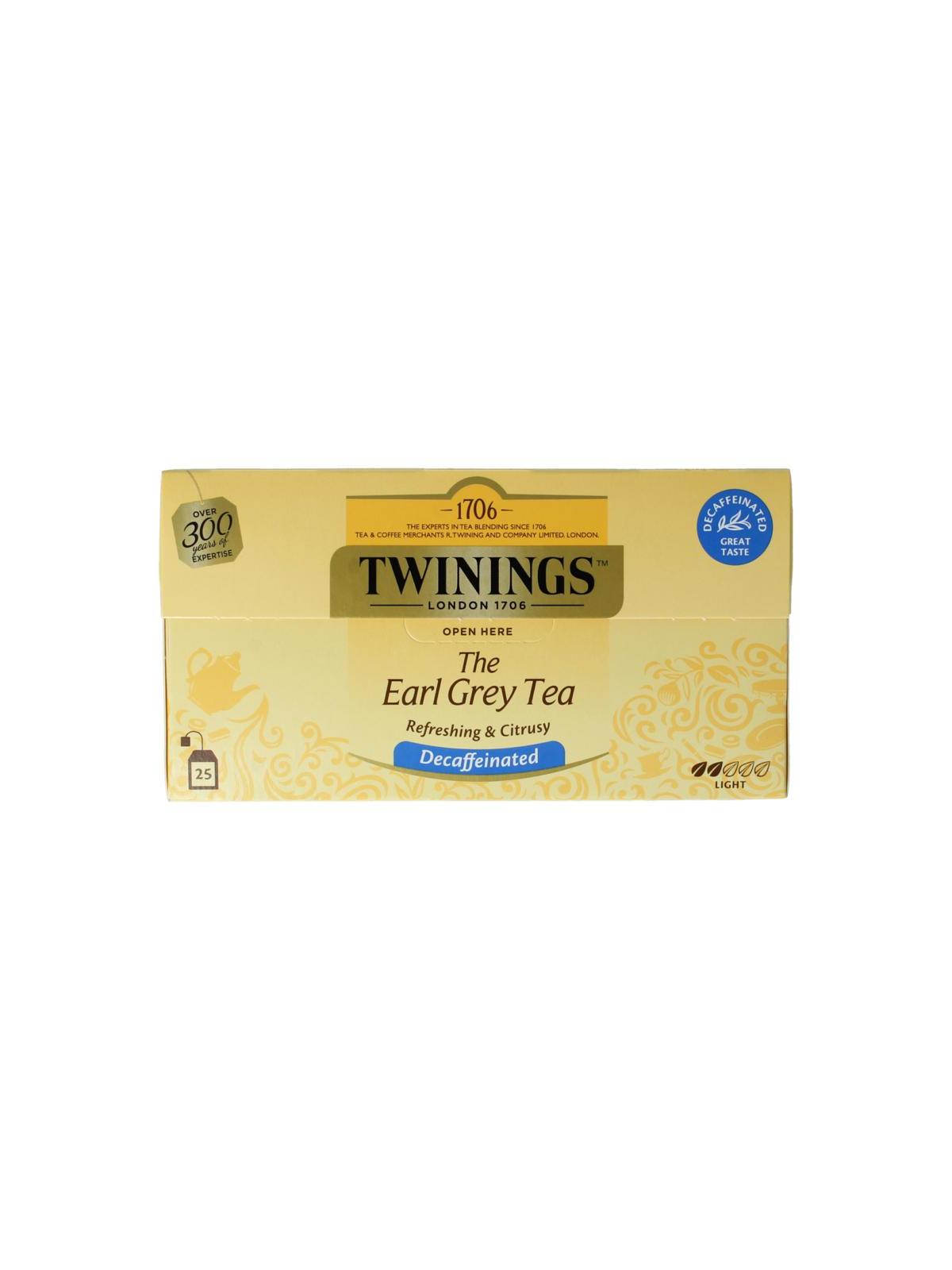 Twinings Earl grey decaf envelop zwart