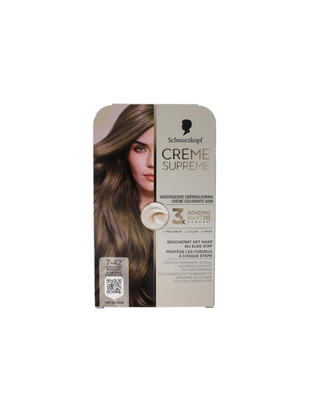 Schwarzkopf Creme supreme 7-42 D blond