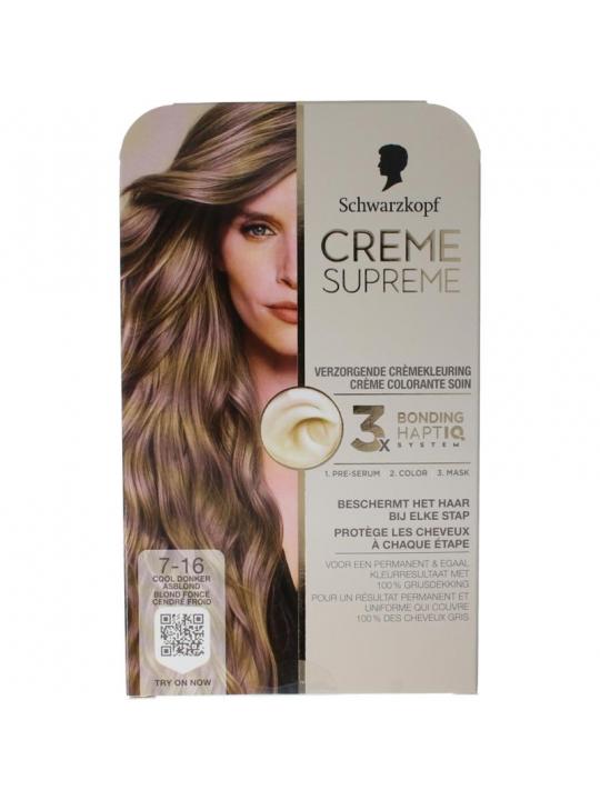 Schwarzkopf Creme supreme 7-16 D blond