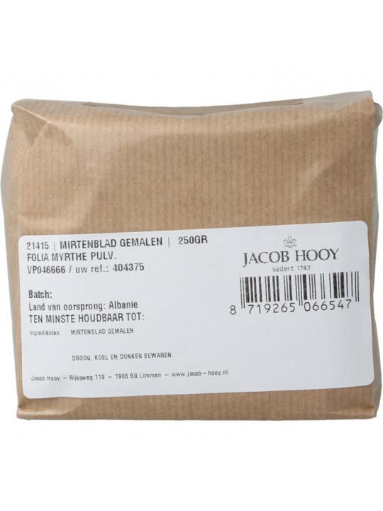 Jacob Hooy mirtenblad gemalen
