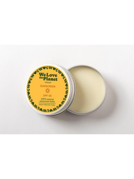 We Love sunscreen balm spf30 vegan