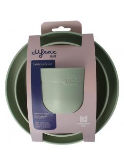 Difrax Lovi eetset met beker pistachio