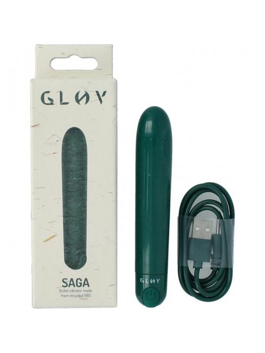 Glov Saga eco bullet vibrator groen