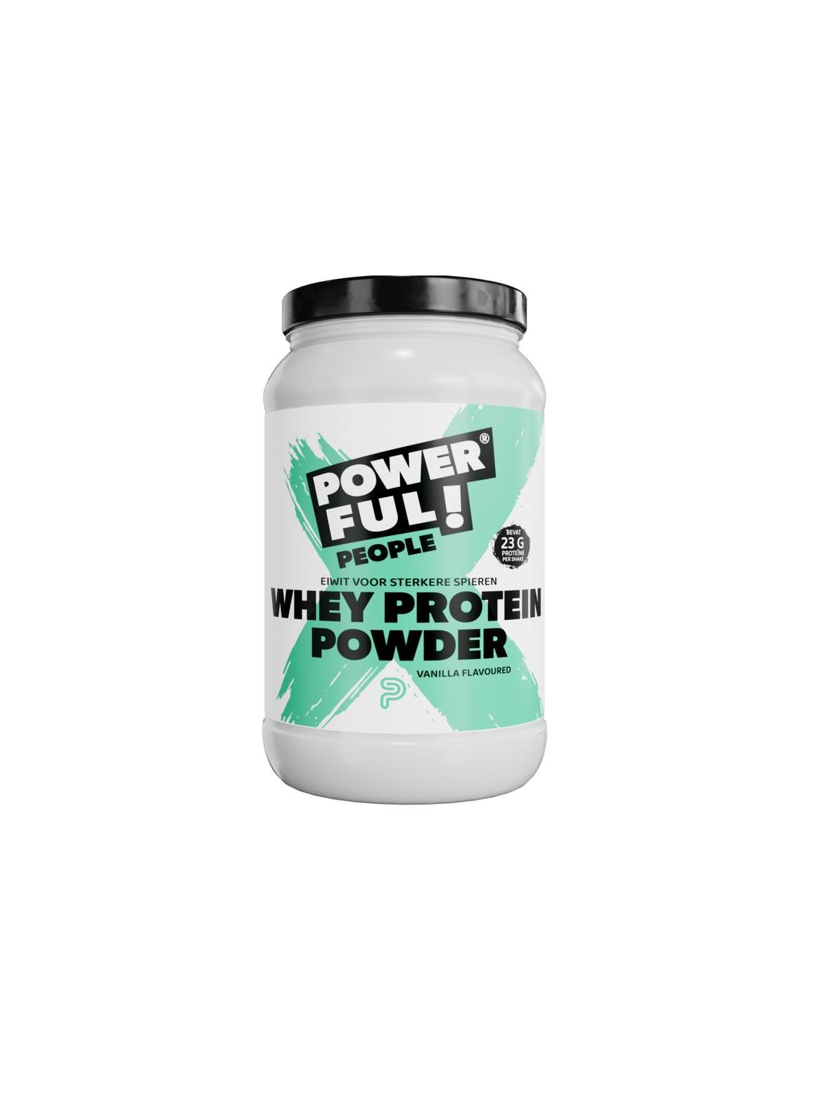 Powerful People Whey protein powder vanilla