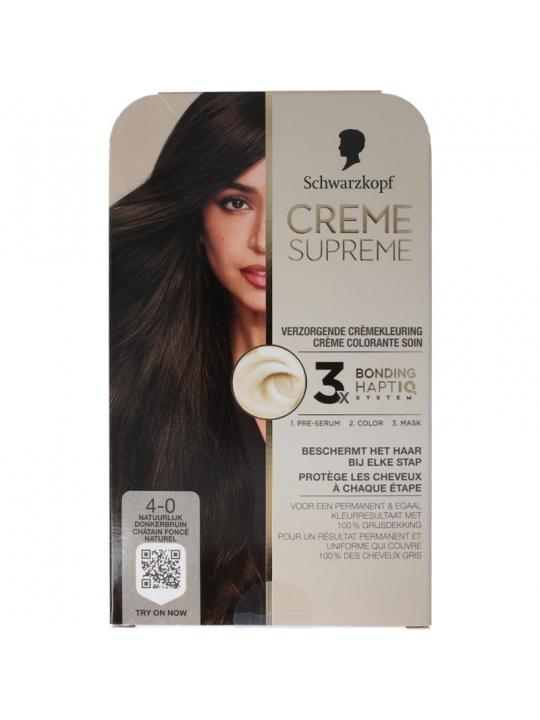 Schwarzkopf Creme supreme 4-0 donker bruin