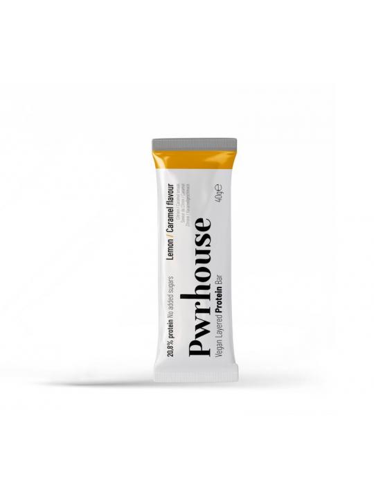 Pwrhouse Vegan proteine reep milky - lemon caramel