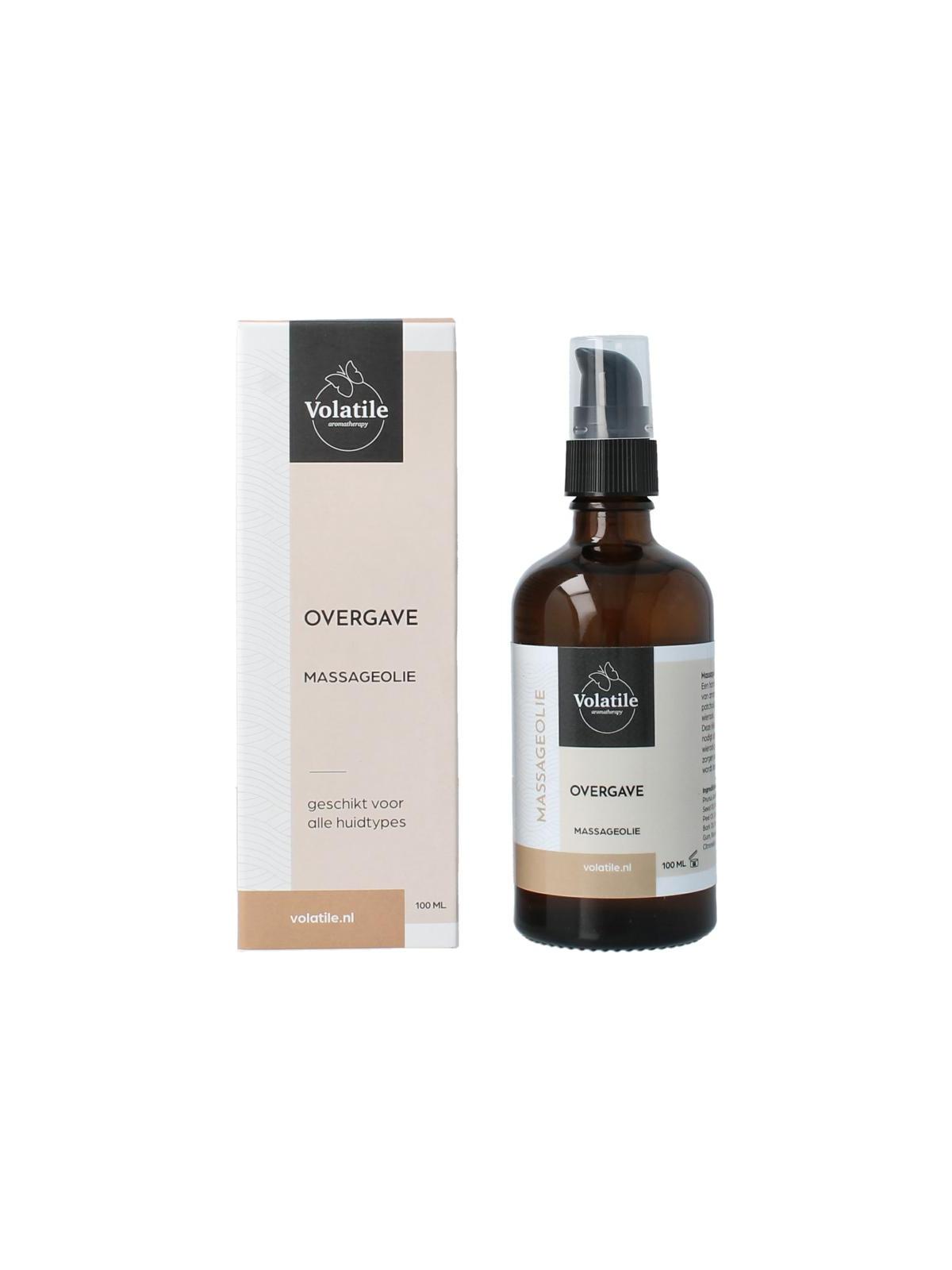 Volatile massageolie overgave