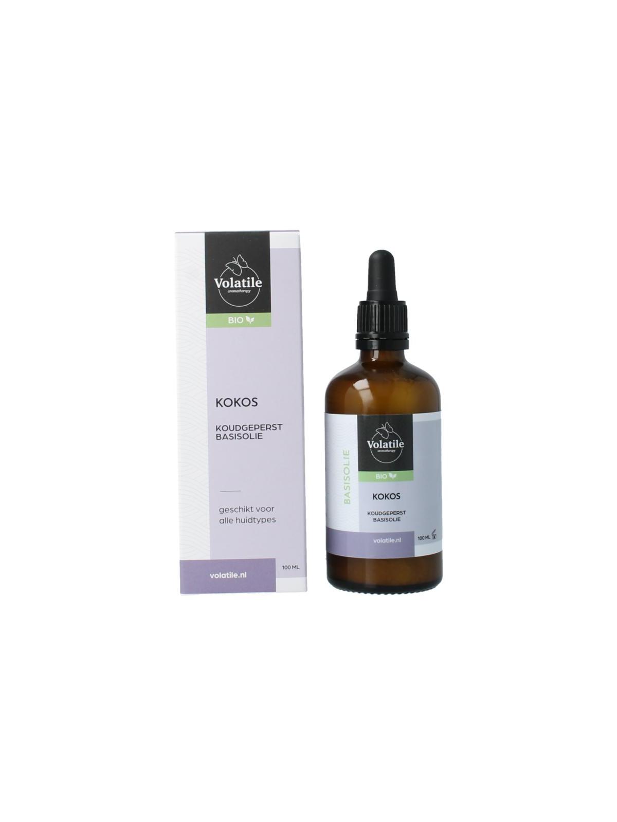 Volatile kokos koudgep basisolie bio