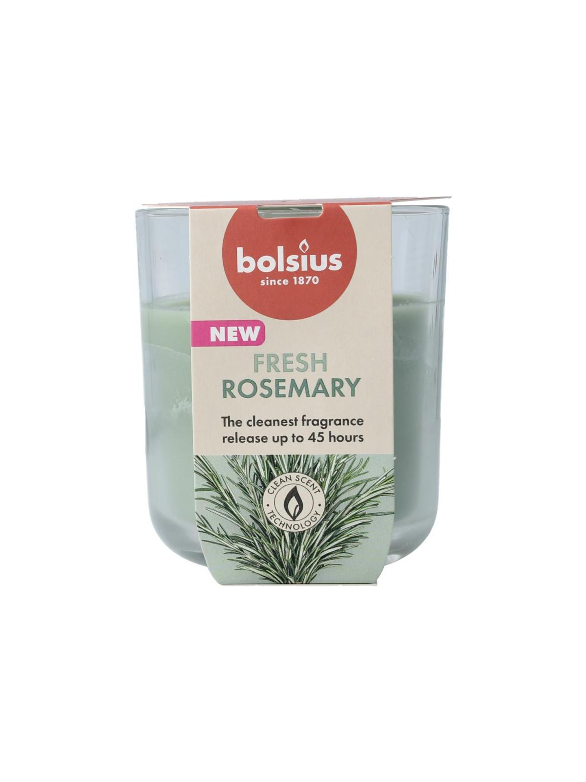 Bolsius geurglas 97/85 tr scent rosema