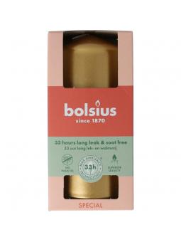 Bolsius stompkaars 120/58 golden orang