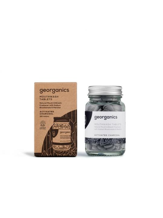 Georganics mouthwash tablets activ charco