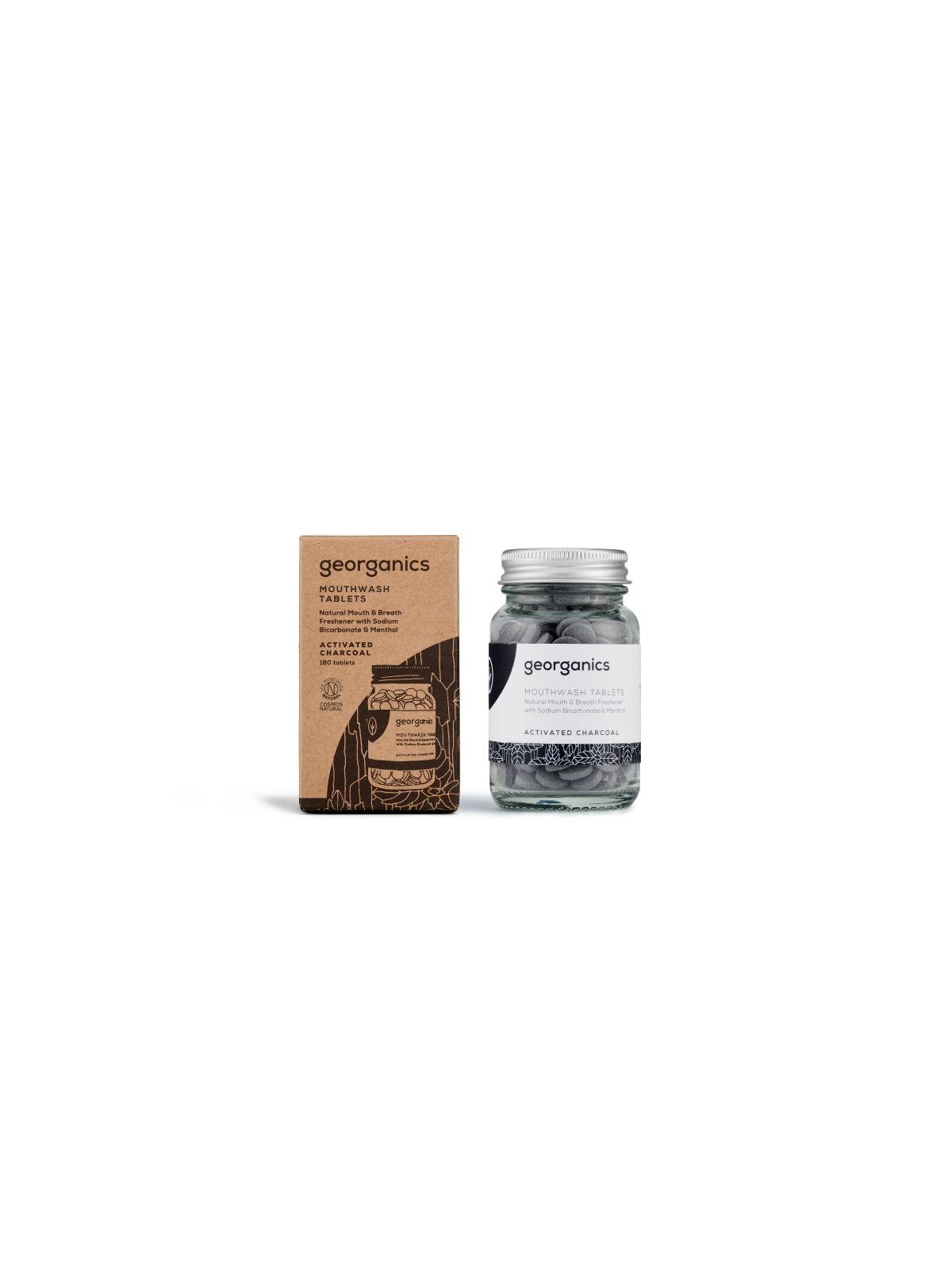 Georganics mouthwash tablets activ charco