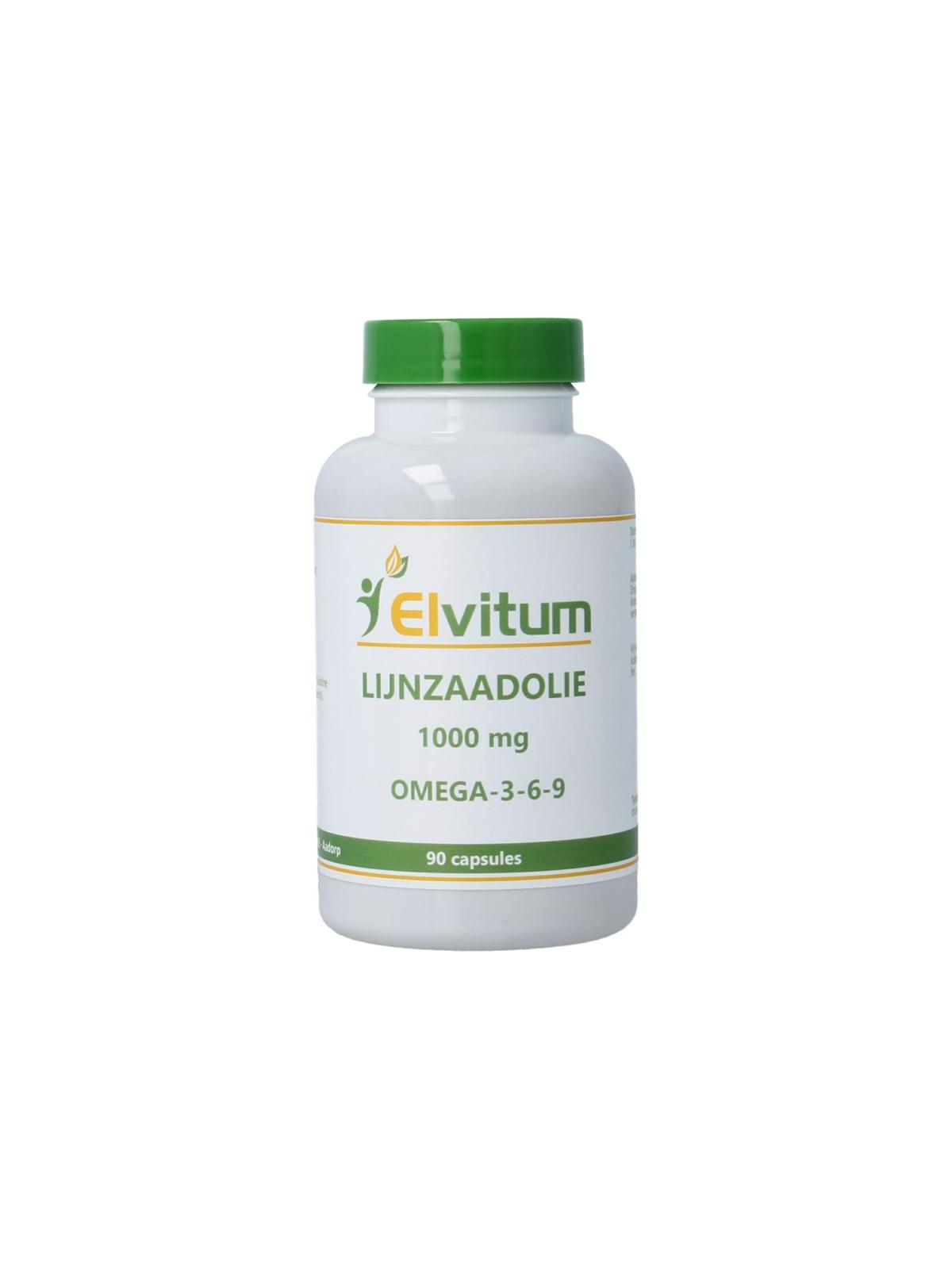 Elvitum lijnzaadolie omega 3-6-9