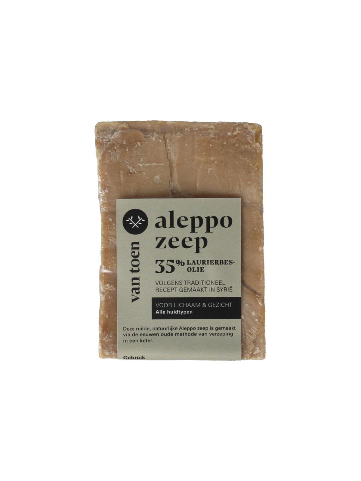 Van Toen aleppo zeep 35% laurierb olie