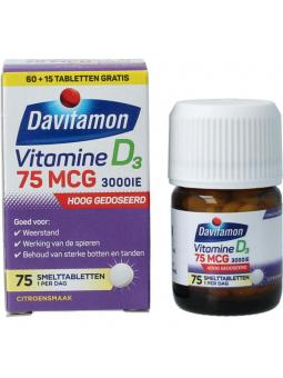Davitamon Davitamon vit d 75mcg melttab