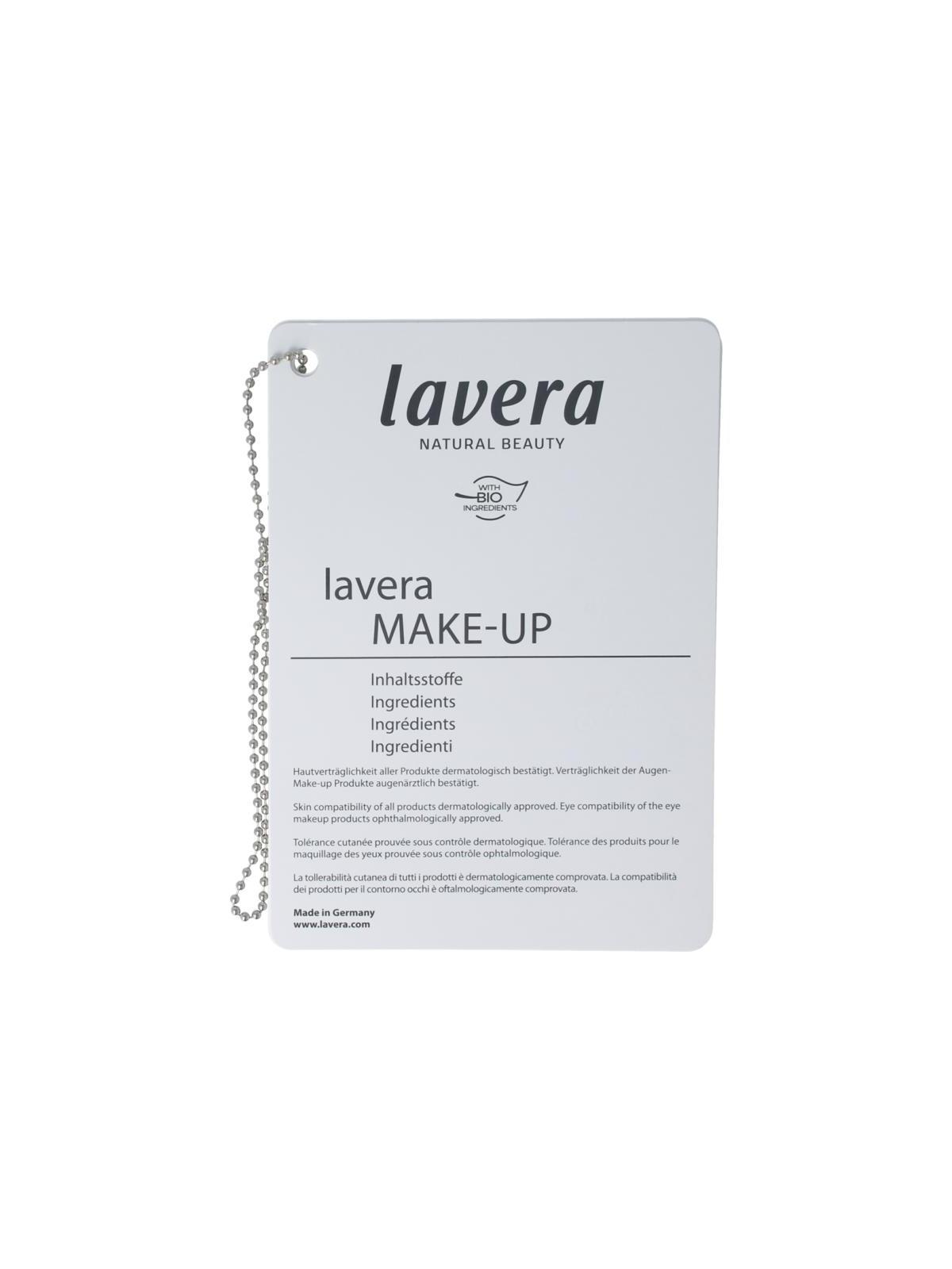 Lavera colour cosm inci boekje