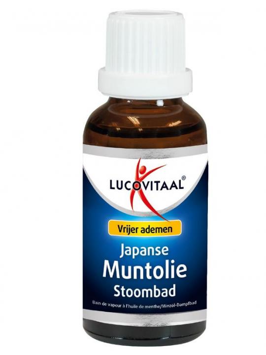Lucovitaal japanse muntolie stoombad