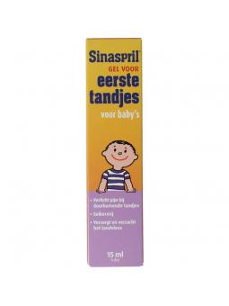 Sinaspril Sinaspril gel v eerste tandjes