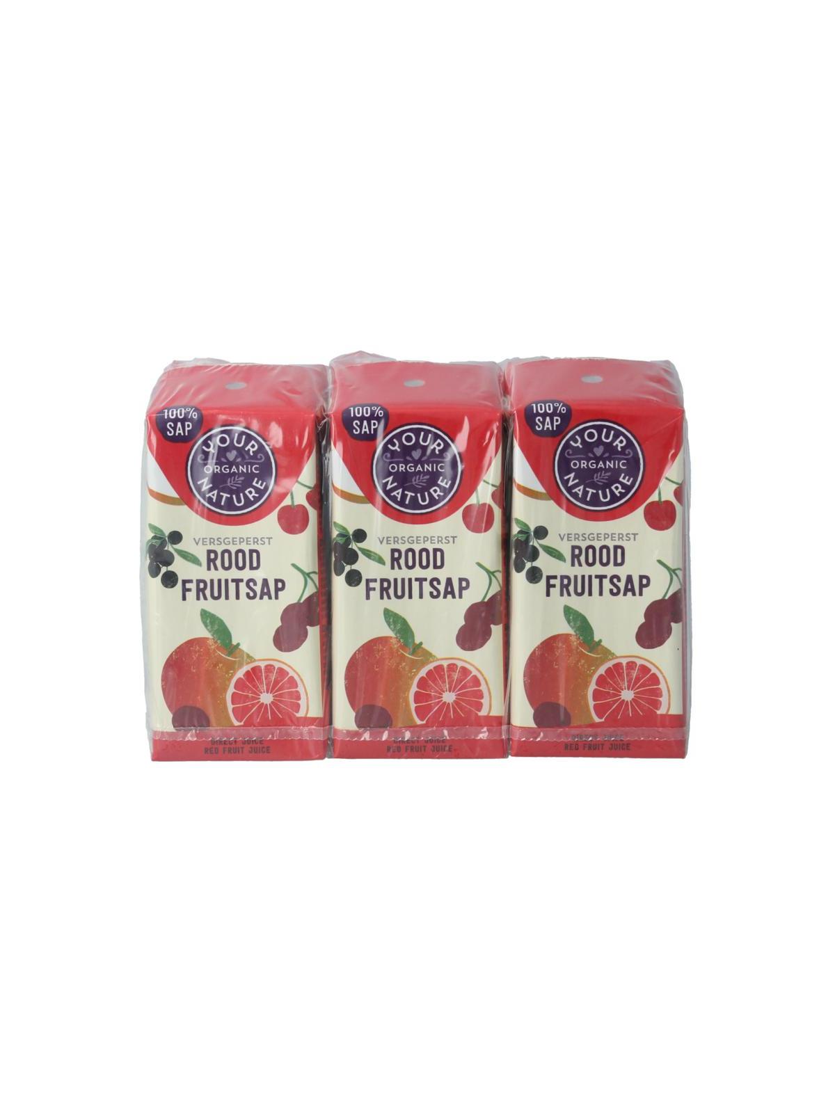 Your Organic Nat yon rood fruitsap bio