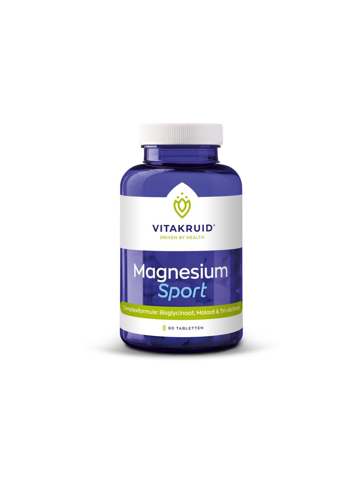 Vitakruid magnesium sport bisg mal tri d