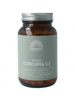 Mattisson Curcumin C3 bioperine 500mg vegan