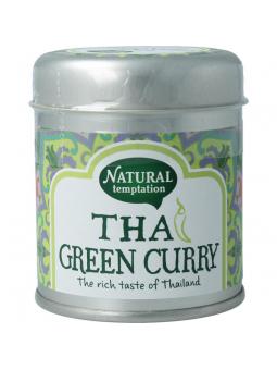 Nat Temptation thai green curry blikje bio