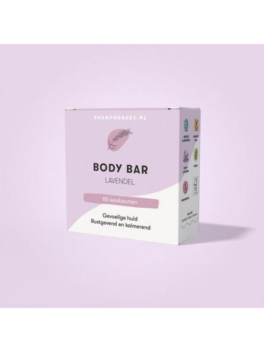 Shampoobars Body scrub bar lavendel