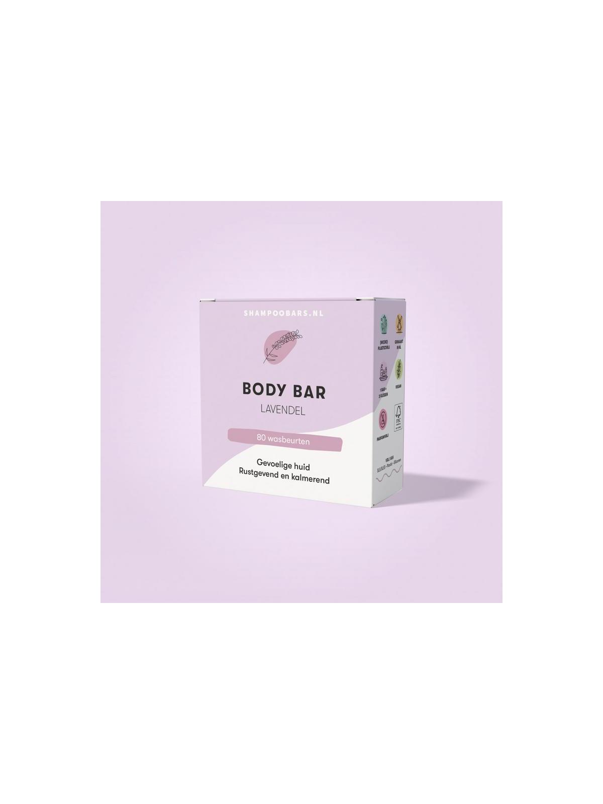Shampoobars Body scrub bar lavendel