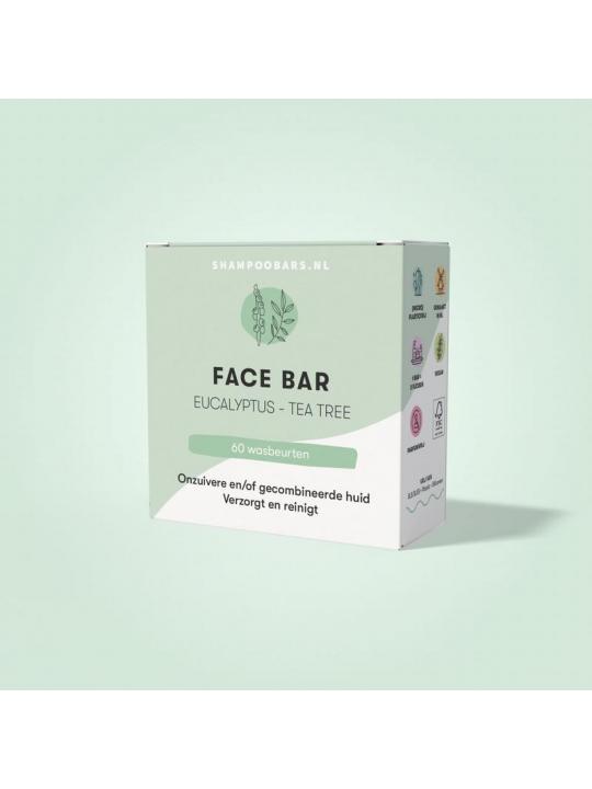 Shampoobars Face bar eucalyptus & tea tree