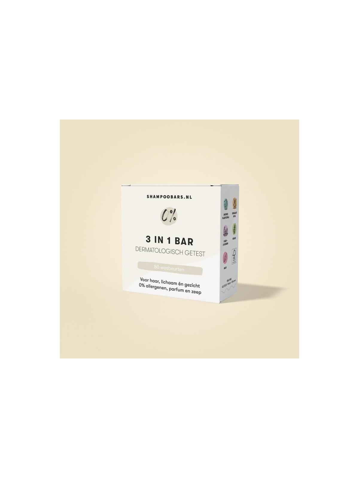 Shampoobars 2 in 1 0% bar neutraal