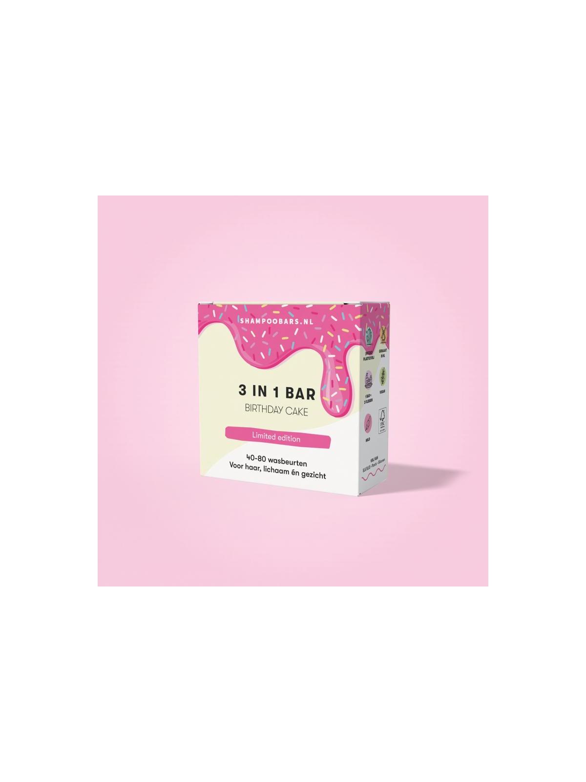Shampoobars 3 in 1 bar birthday cake
