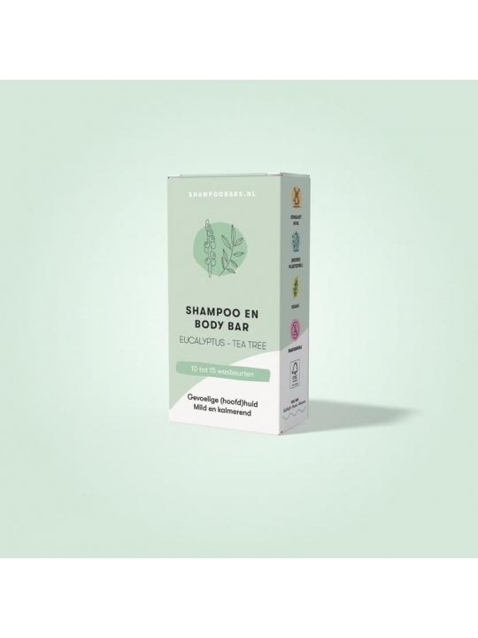 Shampoobars Mini shampoo & body bar eucalyptus & tea tree