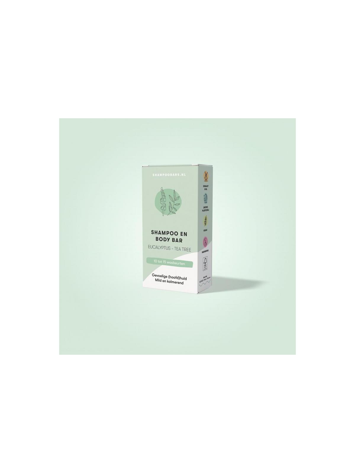 Shampoobars Mini shampoo & body bar eucalyptus & tea tree