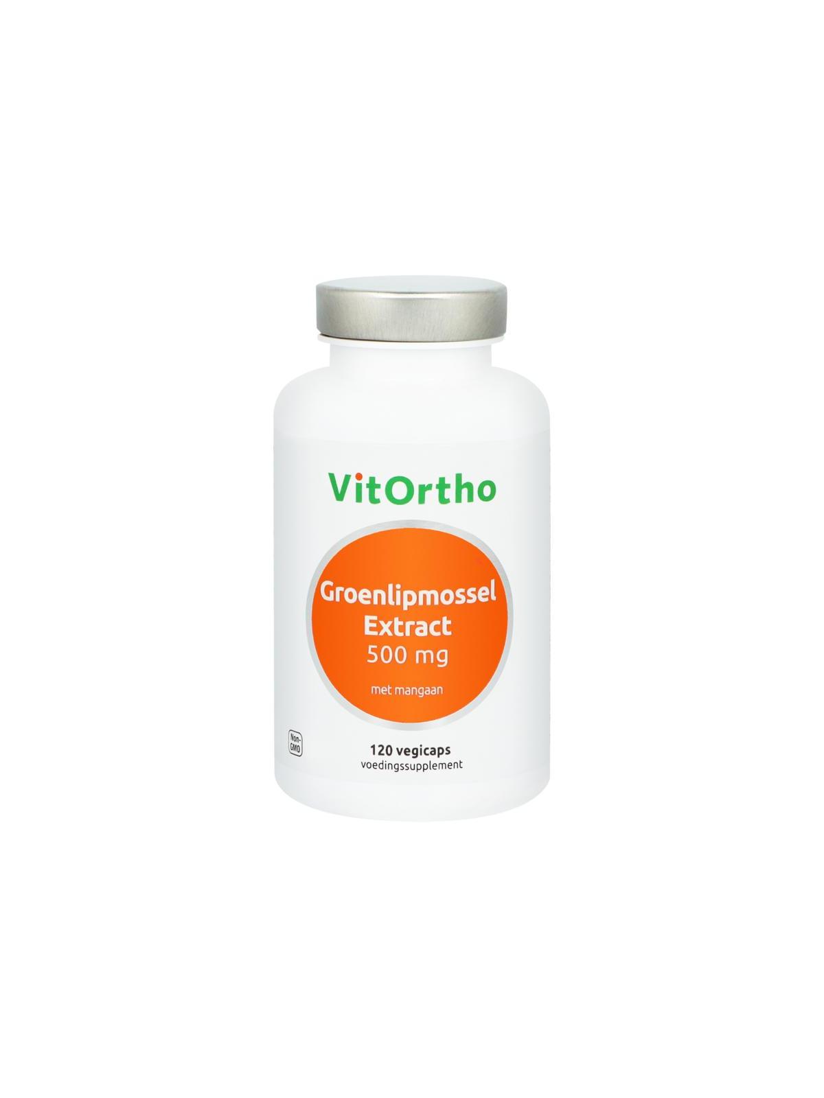 Vitortho groenlipmossel extract 500mg
