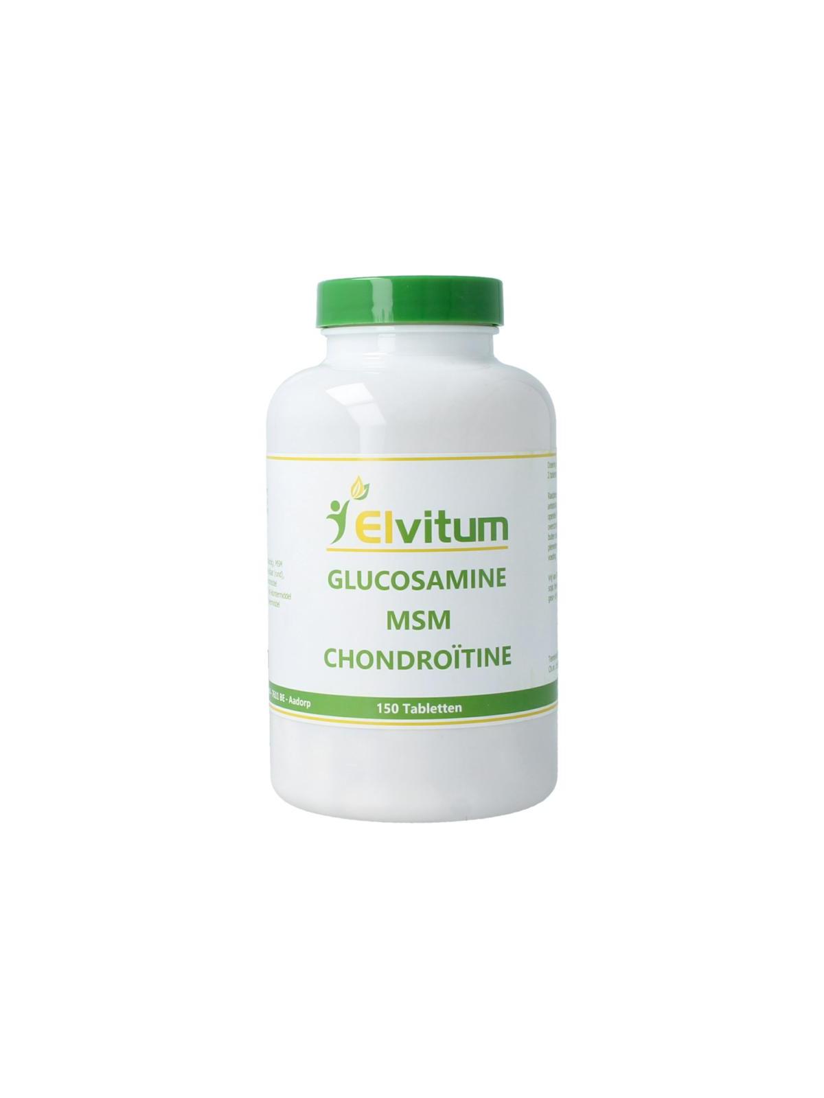 Elvitum glucosamine msm chondroitine
