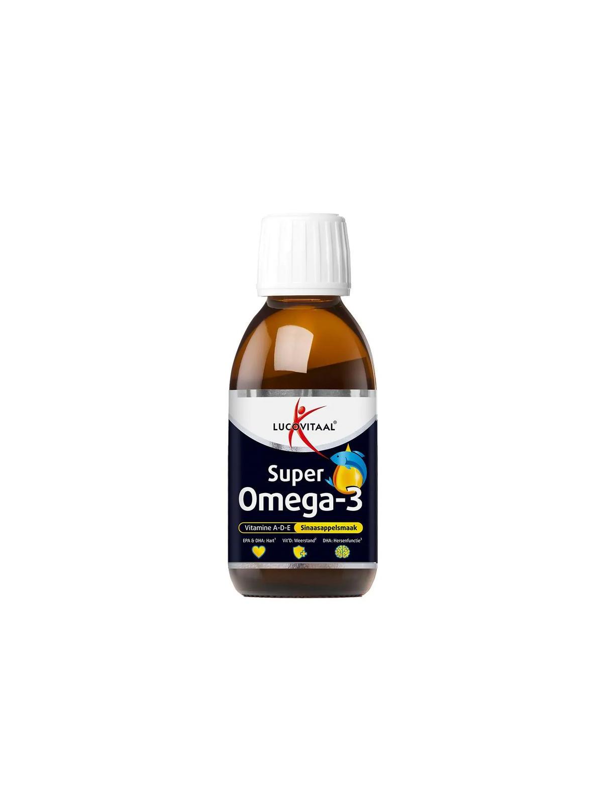 Lucovitaal omega 3 vloeibaar sinaasappel
