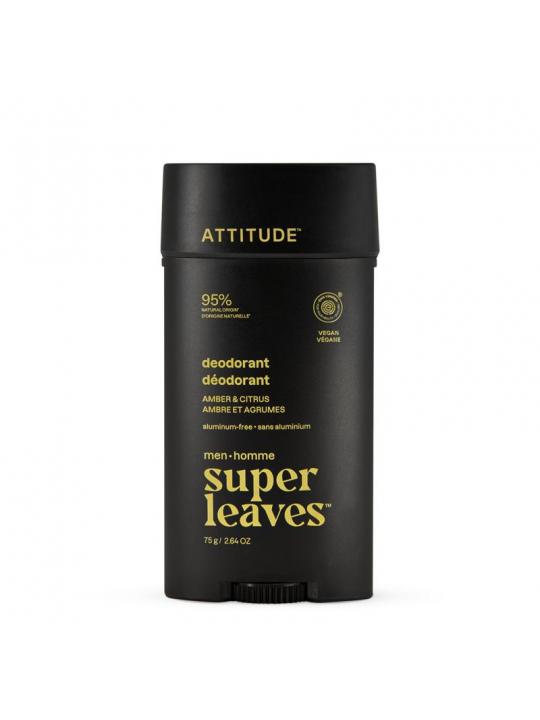Attitude men deodorant amber & citrus