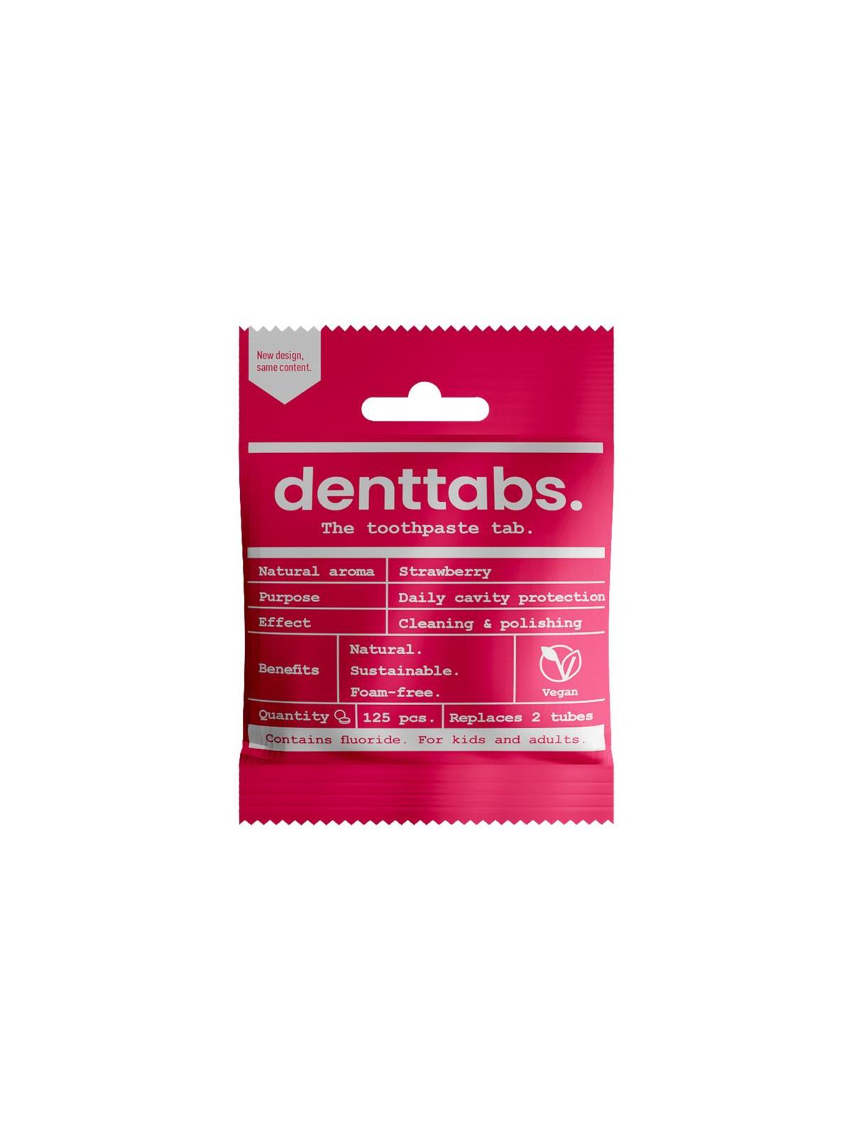 Denttabs tandpsta tb aardb met fl veg