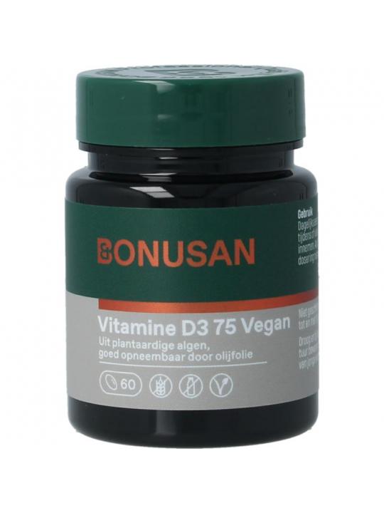 Bonusan Vitamine D3 75 vegan