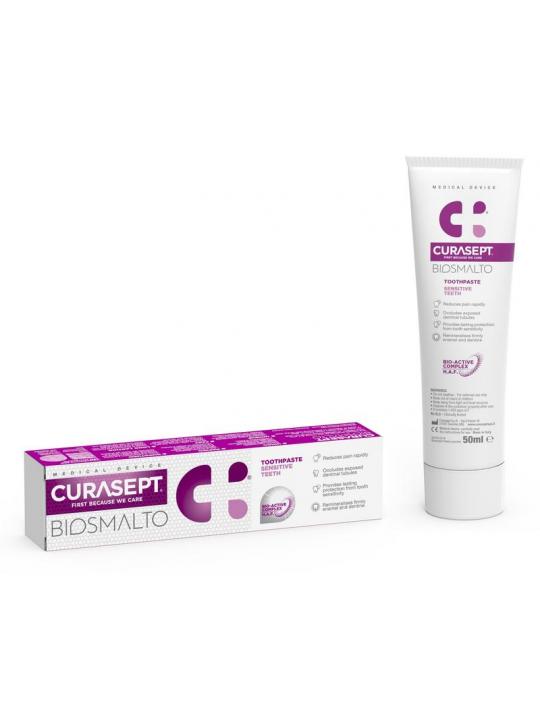 Curasept tandpasta v gevoelige tanden