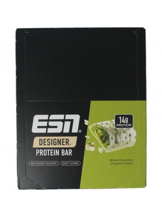 ESN white chocolate pista bar 45g