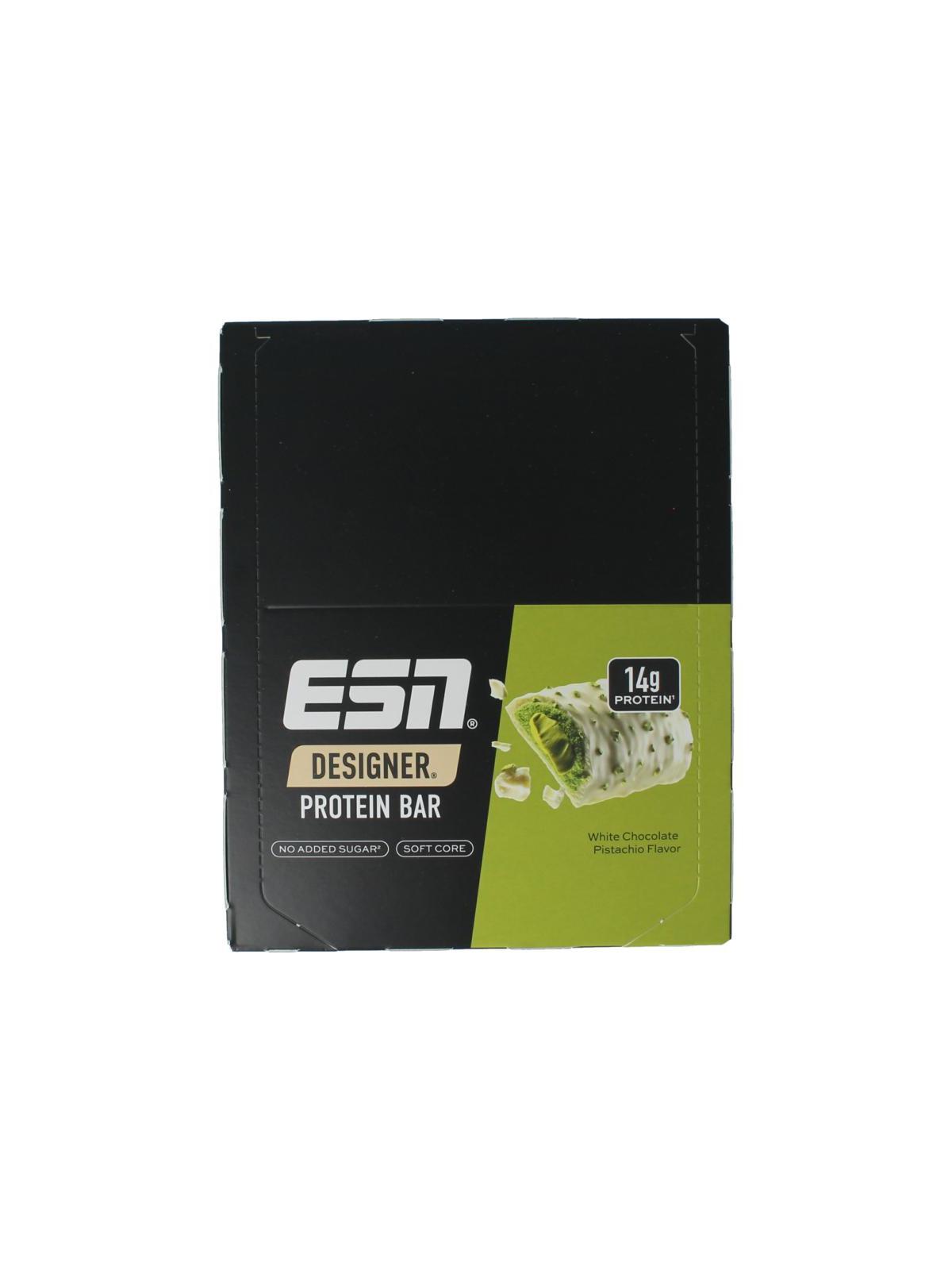 ESN white chocolate pista bar 45g