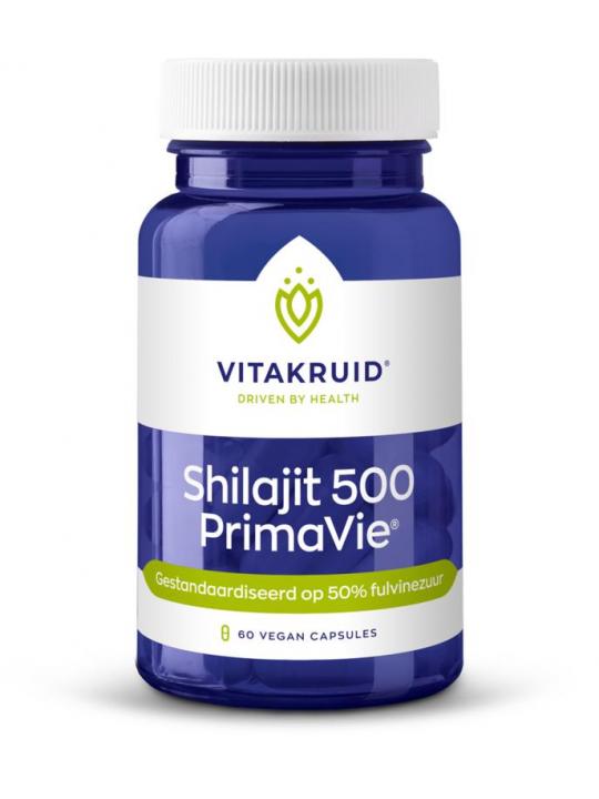 Vitakruid shilajit 500 60% fulvinezuur
