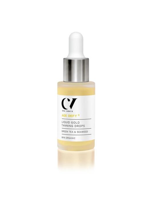 Liquid gold tanning drops