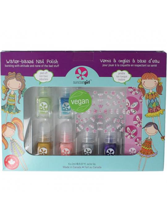 Suncoat Girl nagellak mini mani vegan 6x2ml