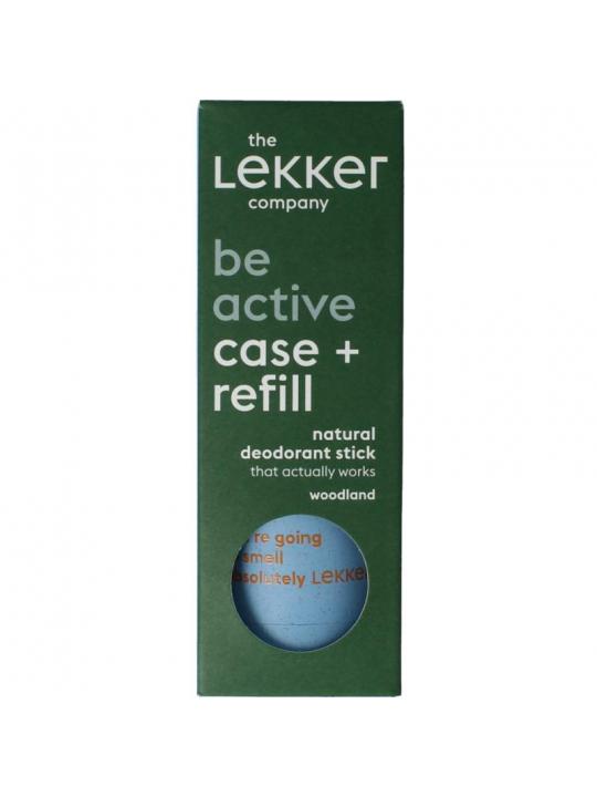 Lekker Company deodorant refill startr be act