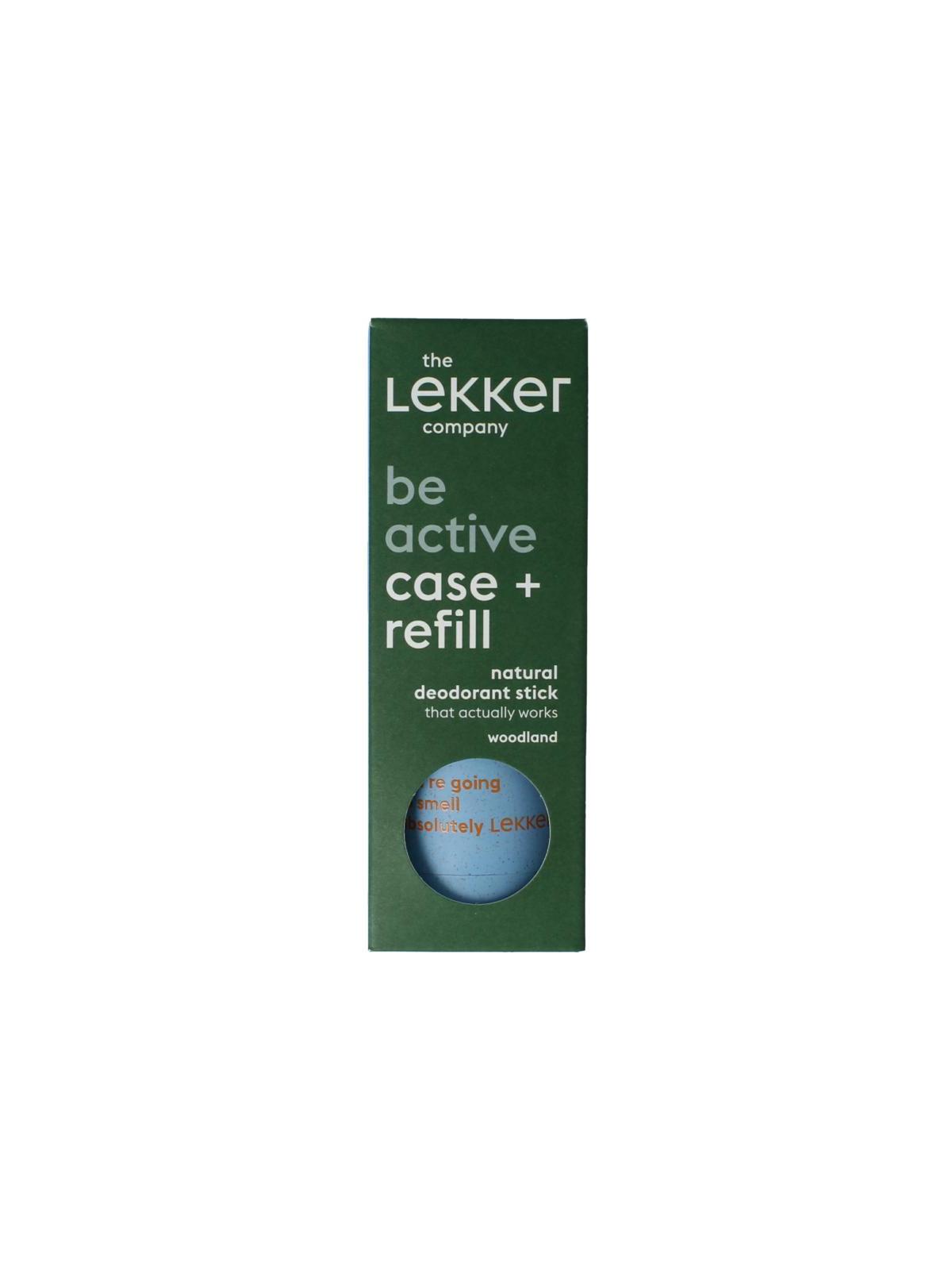 Lekker Company deodorant refill startr be act