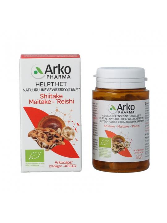 Arkocaps reishi shiitake maitake bio