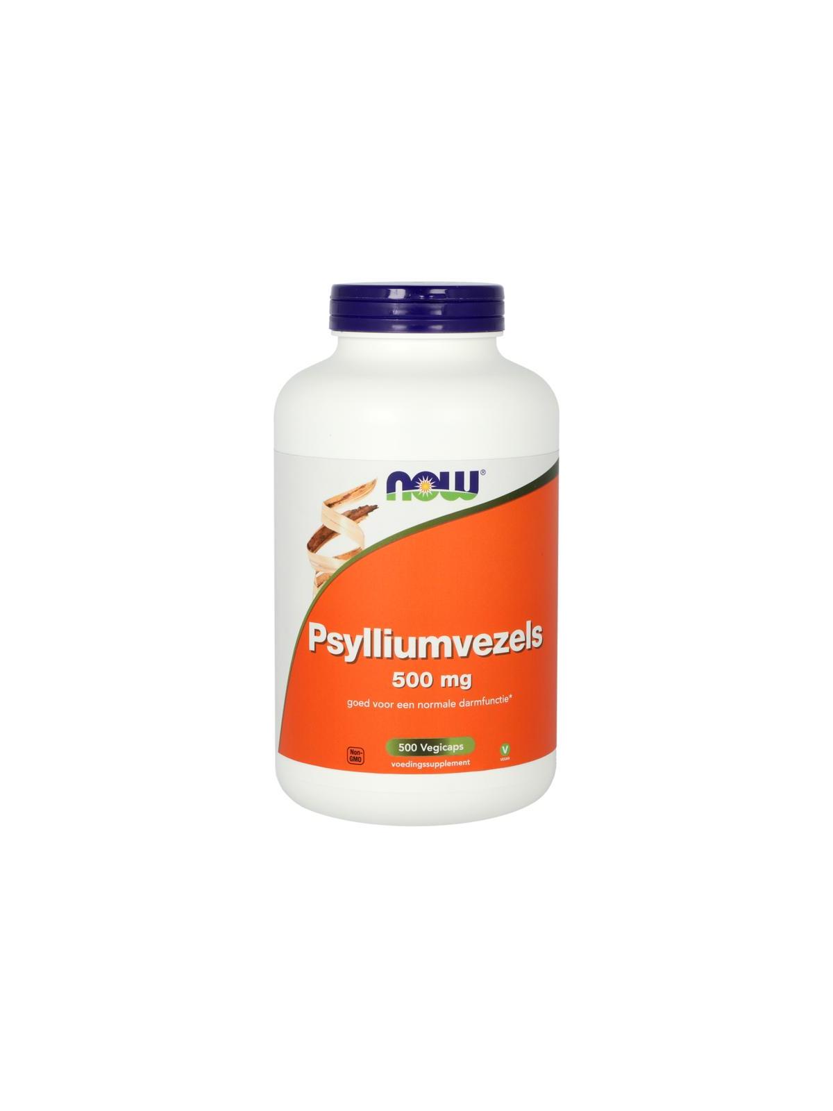 NOW psylliumvezels 500mg